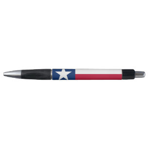Stylo patriotique avec drapeau du Texas, USA