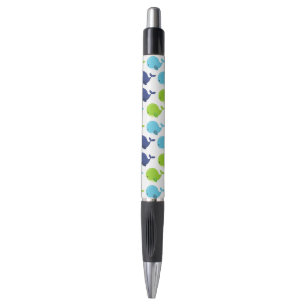 Stylo Pattern of Whales, Cute Whales, Sea Animals