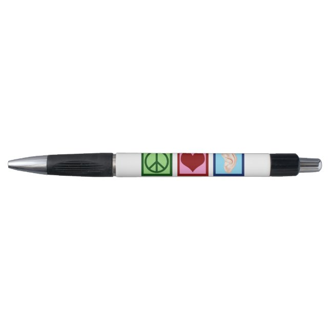 Stylo Peace Love Audiology Mignonne audiologiste (Devant)