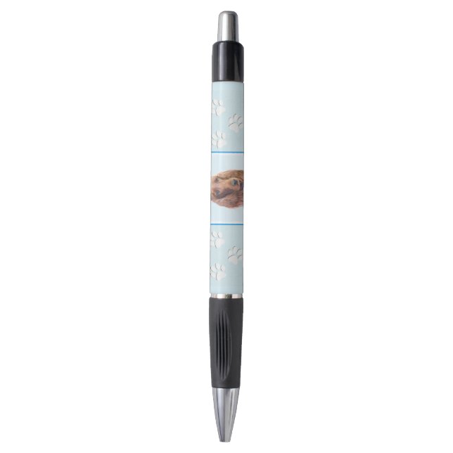 Stylo Peinture de Setter irlandais - Joli art original d (Devant (Vertical))