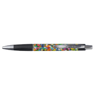 Stylo perles colorées
