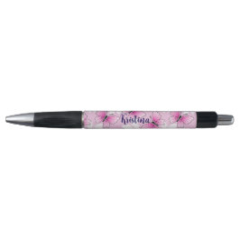 Stylo Personalized Pink Butterfly Cute Kawaii Pen