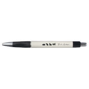 Stylo Personnalisable Cute Funny Chat Noir