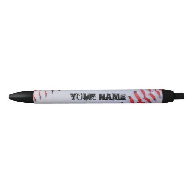 Stylo personnalisé de base-ball (Devant)