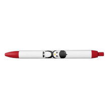 Stylo personnalisé de graphique de pingouin