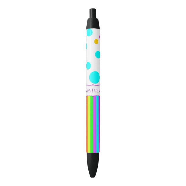 Stylo personnalisé drôle et coloré (devant Vertical)