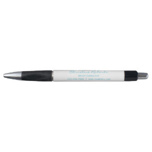 Stylo Personnalisé Moderne Aqua Entreprise Turquoise Pro