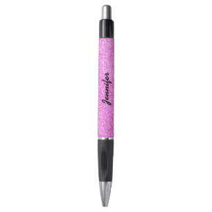 Stylo PERSONNALISÉ PARTIES SCINTILLANT DE FILLE Rose AVE