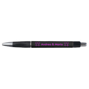 Stylo personnalisé pour les amoureux lesbiennes