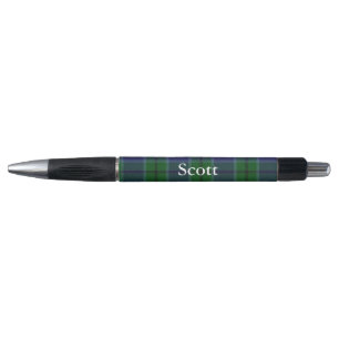 Stylo personnalisé tartan plaid Clan Scott Classiq