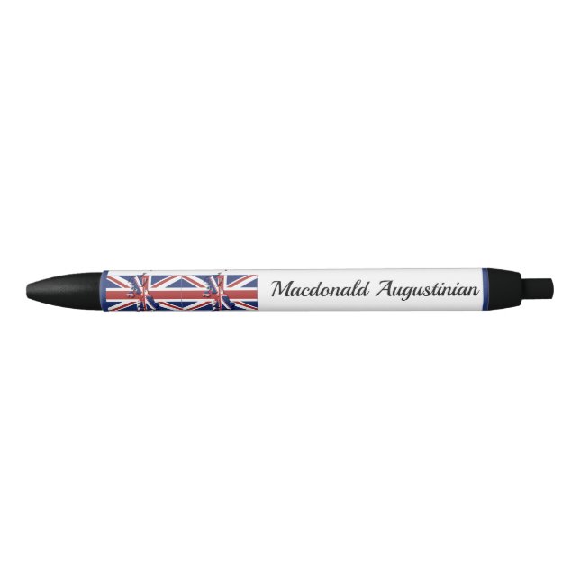 Stylo personnalisé | UNION JACK | DRApeau du Royau (Devant)