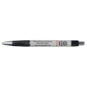 Stylo personnel drôle de gymnase de forme physiqu