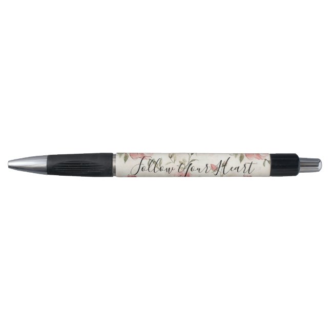 Stylo Pink Roses Floral  (Devant)