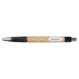 Stylo Pixel Art rose et jaune Motif de gâteau Battenberg