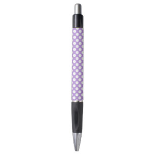 Stylo Pois violets, Motif à points Polka, points, pointi