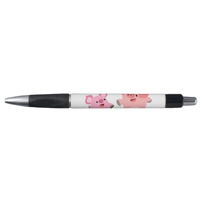 Stylo Porcs courants mignons de bande dessinée (Devant)