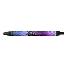 Stylo pourpre, bleu, et rose d'imaginaire