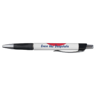 Stylo Prenez la pilule ROUGE Autocollant ovale