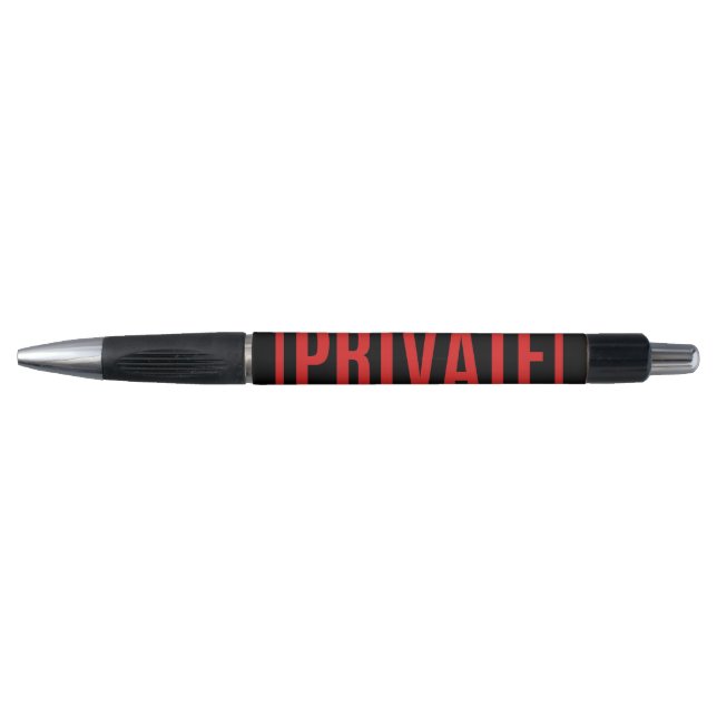 Stylo Privé noir (Devant)