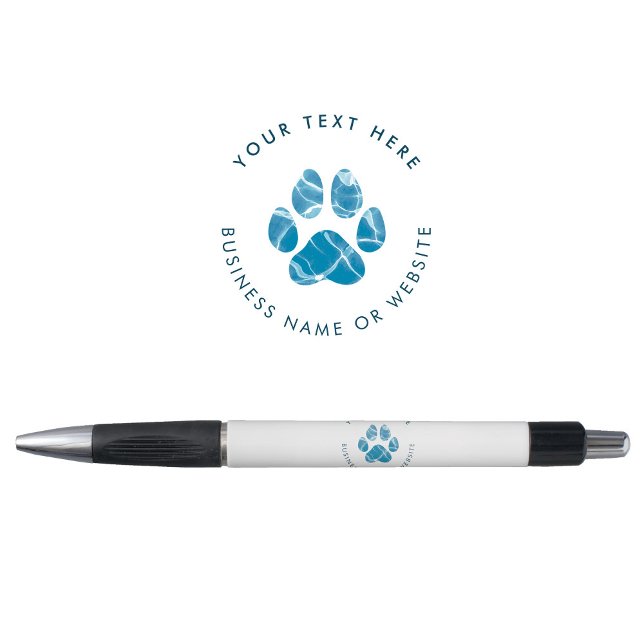Stylo Promotion de laver les empreintes de pattes d'eau  (Dog Groomer Wash Water Paws Prints Promotional Pen)