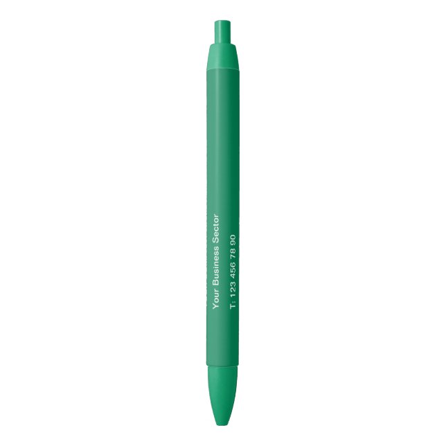 Stylo promotionnel d'informations sur l'entreprise (devant Vertical)