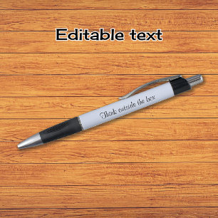 Stylo Réflexion intelligente votre nom de texte