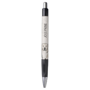 Stylo Retriever au poil doré crème anglais Nom personnal