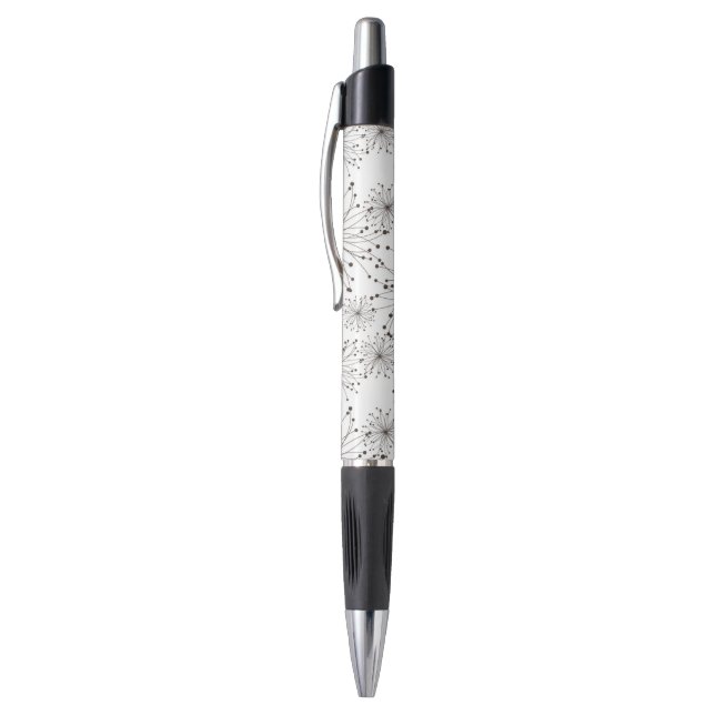 Stylo Rétro arrière - plan floral (Haut (Vertical))