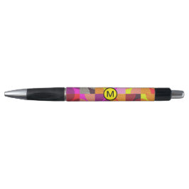 Stylo Retro Vintage monogrammed enseignant coloré
