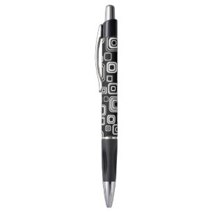 Stylo Rétros carrés noirs et blancs