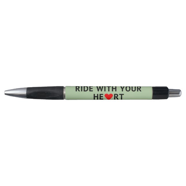 Stylo Ride avec votre coeur inspiré (Devant)