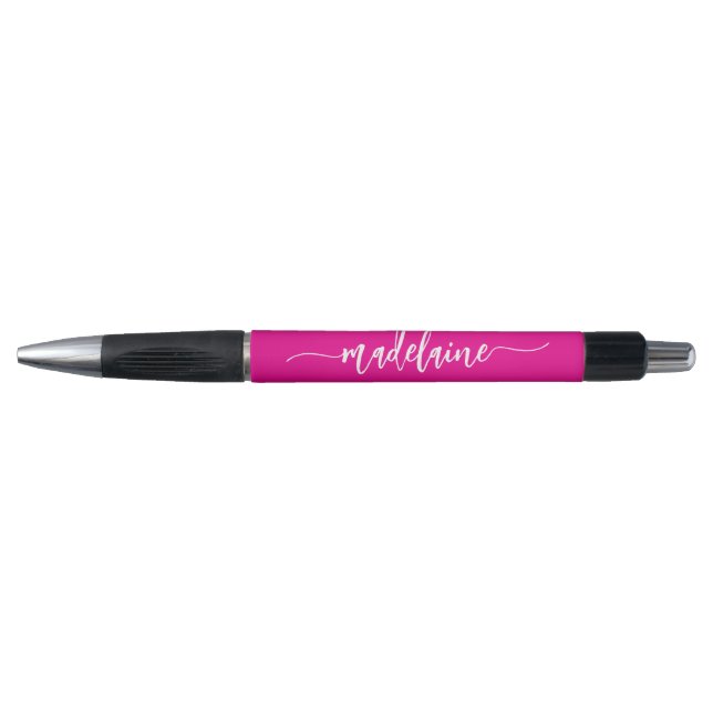 Stylo Rose blanc élégant personnel (Devant)