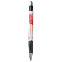 Stylo rose des Caraïbes d'oiseau de Flamant rose
