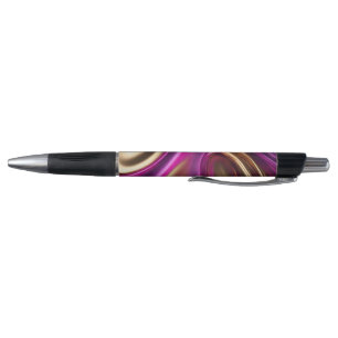 Stylo Rose et or violet moderne