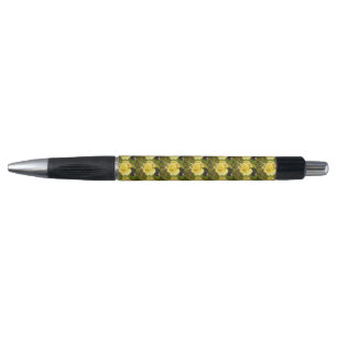 Stylo rose jaune