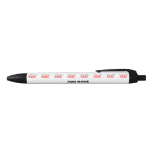 STYLO ROUGE MARQUE BLANCHE VERIFIEE PERSONNALISABLE MODERNE ET
