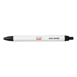 STYLO ROUGE MARQUE BLANCHE VERIFIEE PERSONNALISABLE MODERNE ET