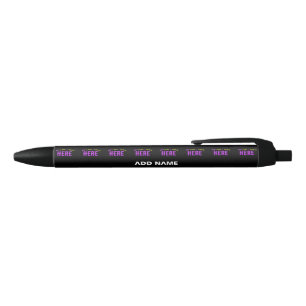 STYLO ROUGE MODERNE ET MODERNE PERSONNALISABLE NOIR VÉRIFIÉ
