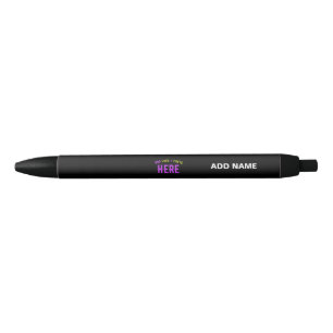 STYLO ROUGE MODERNE ET MODERNE PERSONNALISABLE NOIR VÉRIFIÉ