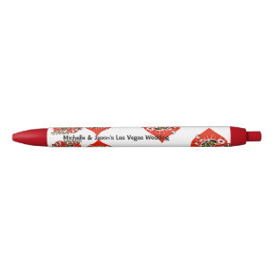 Stylo Rouge Saint-Valentin de Las Vegas épousant le coeur