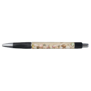 Stylo Sable de plage personnalisé avec coquillages