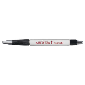 Stylo Sang de Jésus Croix Personnalisé