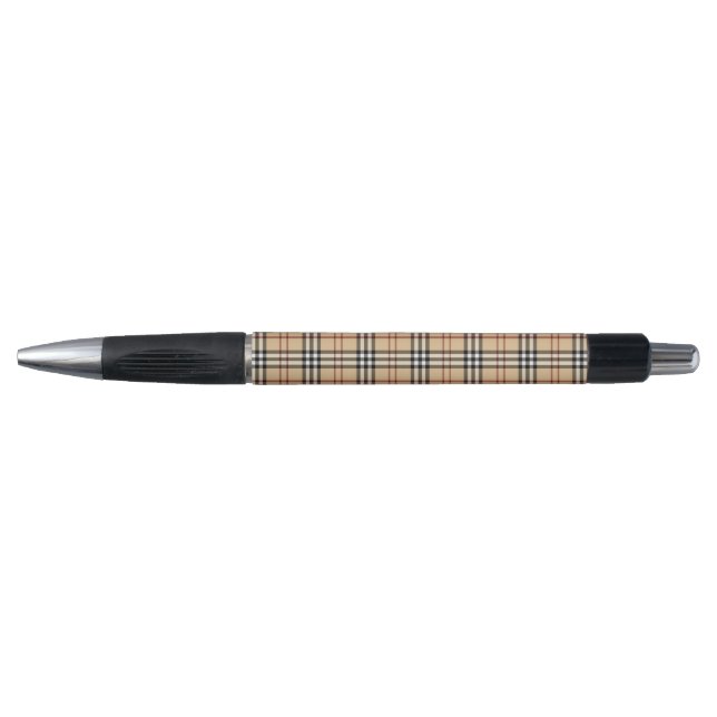 Stylo Scottish Tartan Pattern     (Devant)