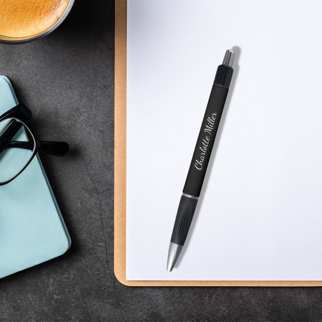 Stylo Script de nom noir classique (Créateur téléchargé)