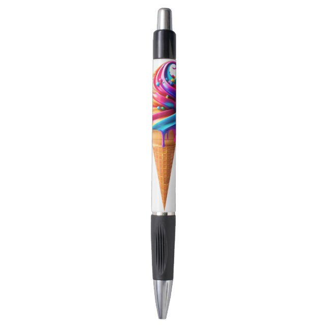 Stylo SlipperyJoe's vibrante crème glacée cone classique (Devant (Vertical))