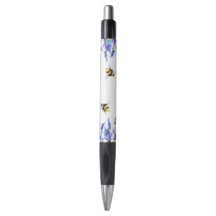 Stylo Spring Flowers and Bees Flying Pen