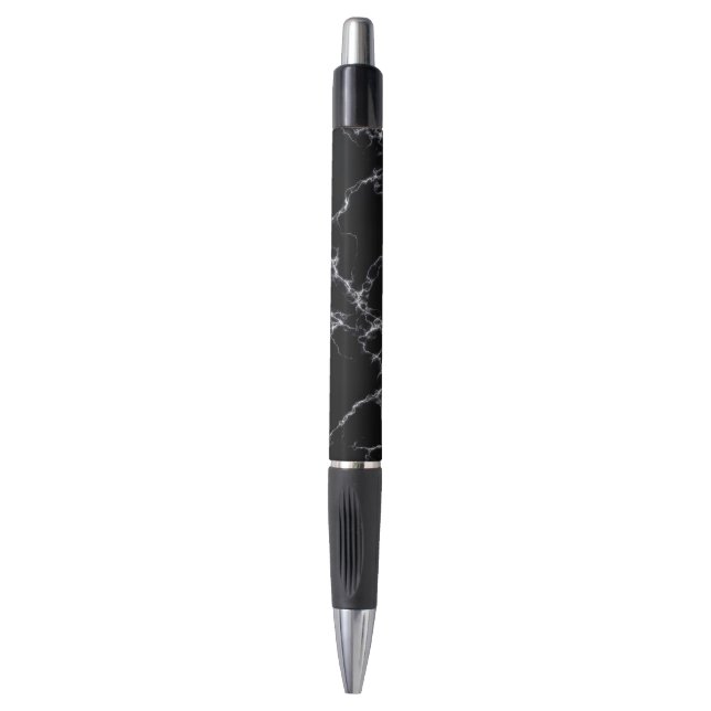 Stylo Style marbre élégant4 - Noir et blanc (Devant (Vertical))