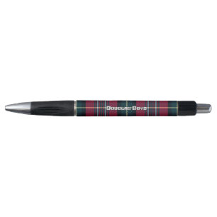 Stylo Tartan sans votre nom, initiales ou tout autre