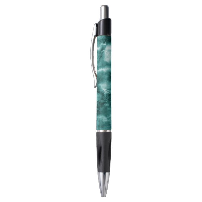 Stylo Texture de marbre vert-foncé (Haut (Vertical))