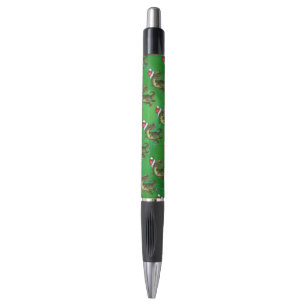 Stylo TRex à Santa Hat sur Green
